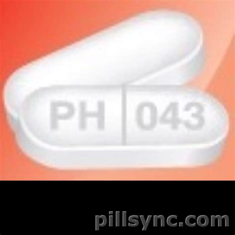  Pill Identifier results for "ph0 White and Capsule/Oblong". Search by imprint, shape, color or drug name. ... PH 043 Color White Shape Oval View details. 1 / 2 ... 